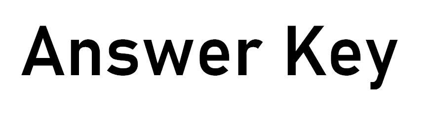 Answer Key