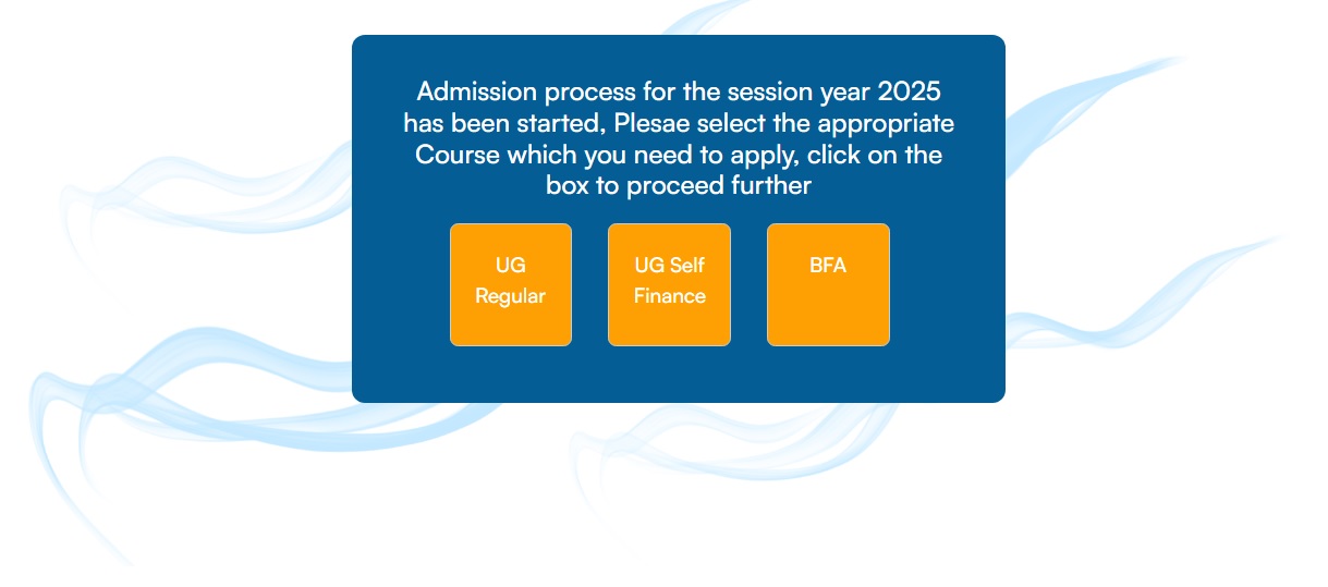 Patna University Admission Banner 2025